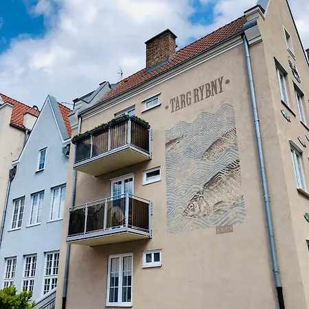 Апартаменты Targ Na Starym Miescie Z Widokiem Na Rzeke Free Parking *